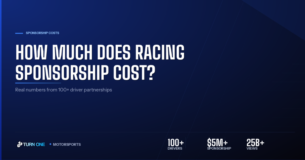 How Much Does Racing Sponsorship Cost? The Real Numbers