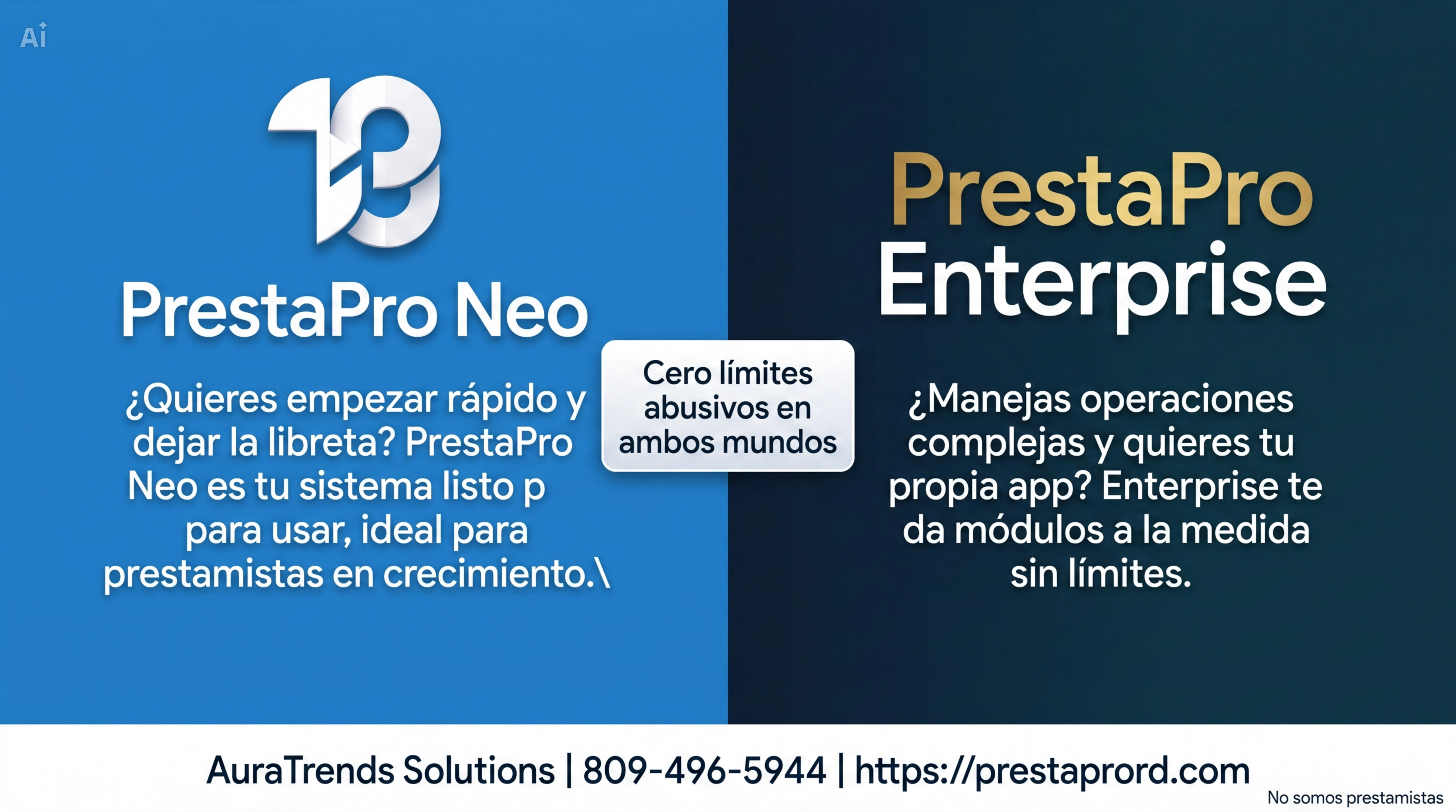 PrestaPro Neo vs PrestaPro Enterprise