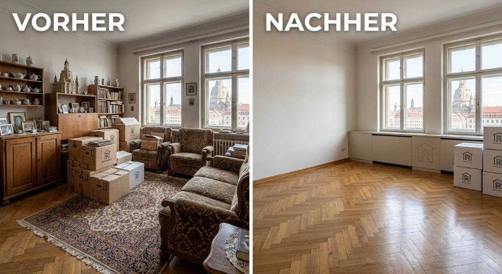 Entrümpelung Vorher Nachher Vergleich – Räumfix