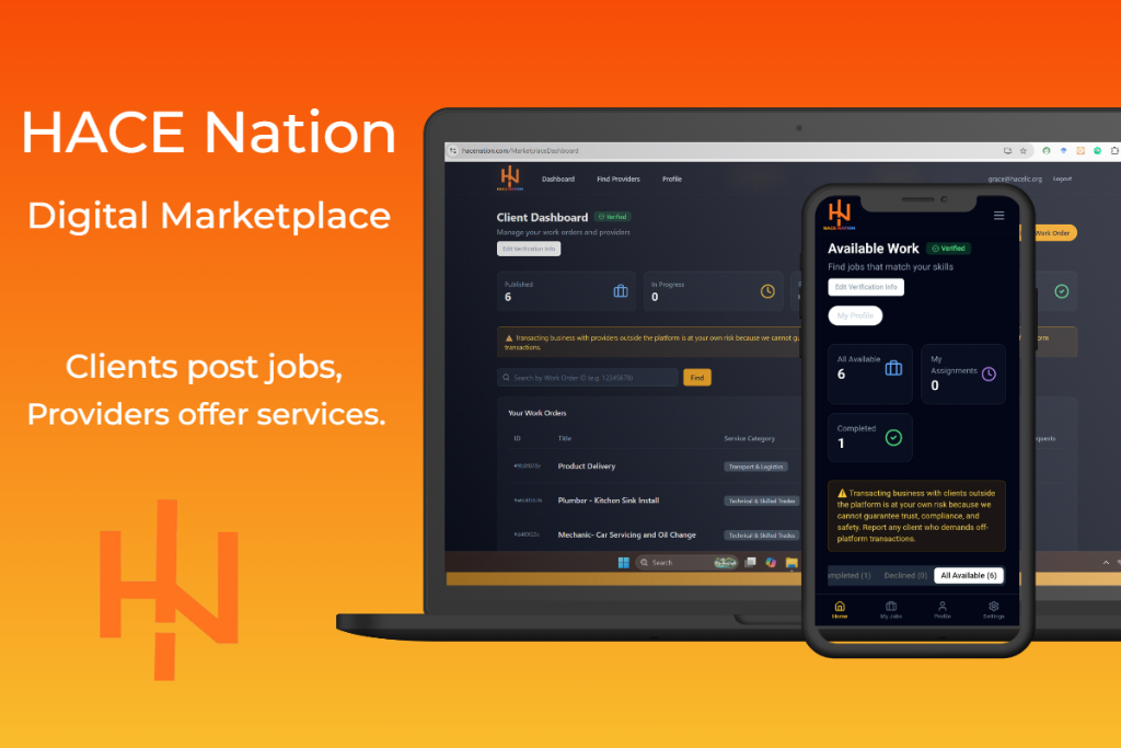 HACE Nation on Desktop and Mobile