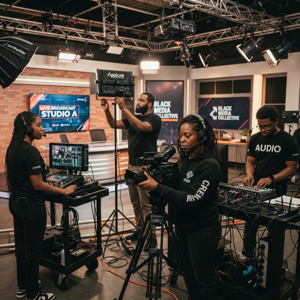 African-American media production team