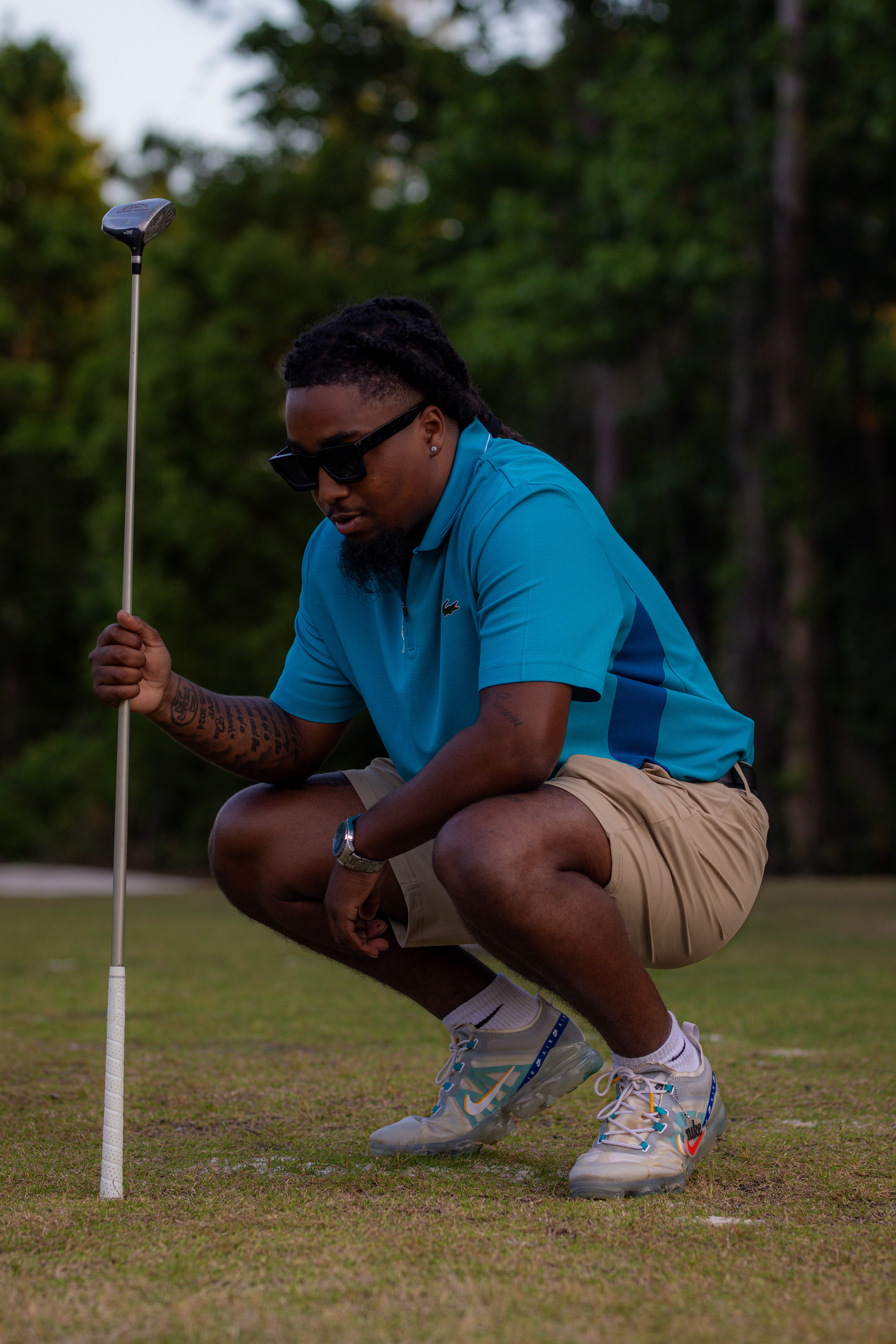 On the fairway at Fun on the Fairway