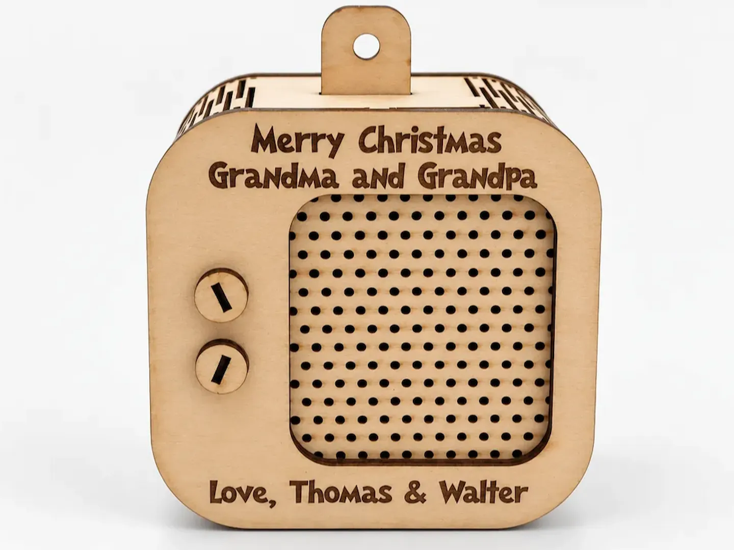 Recordable Music Box Ornament - Customizable
