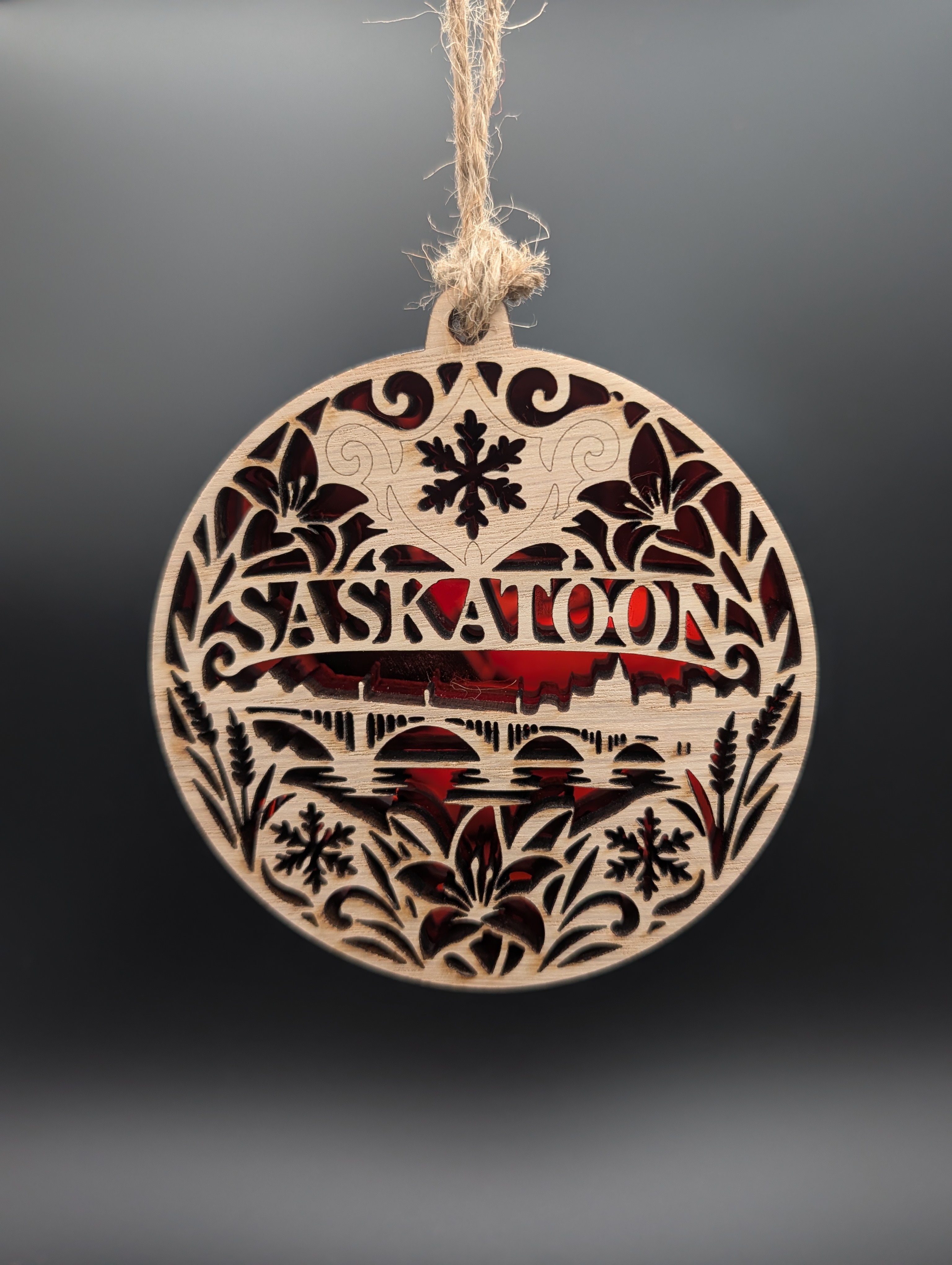 Saskatoon Ornament
