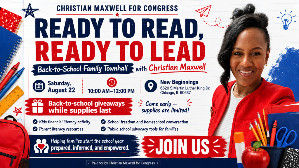 Back-to-School Family Townhall flyer