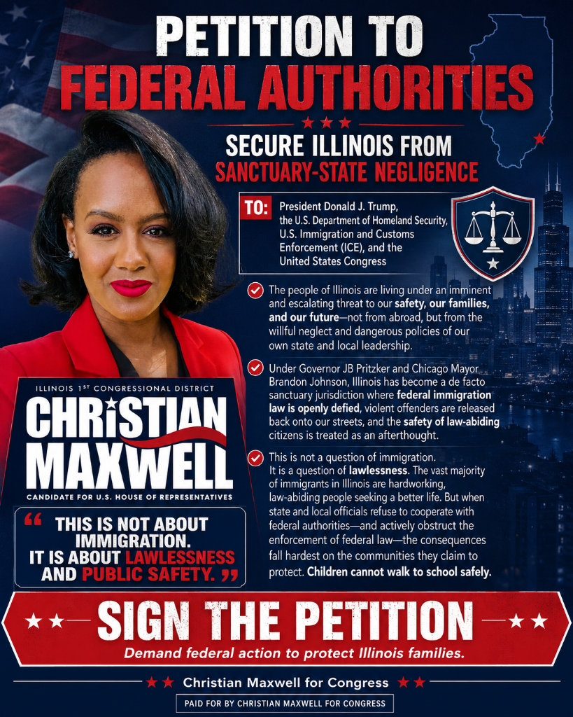 Petition to Federal Authorities: Secure Illinois From Sanctuary-State Negligence