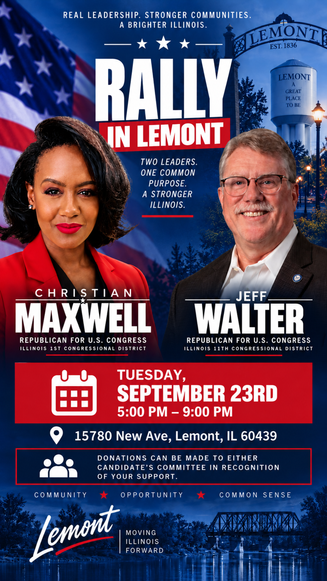 Rally in Lemont