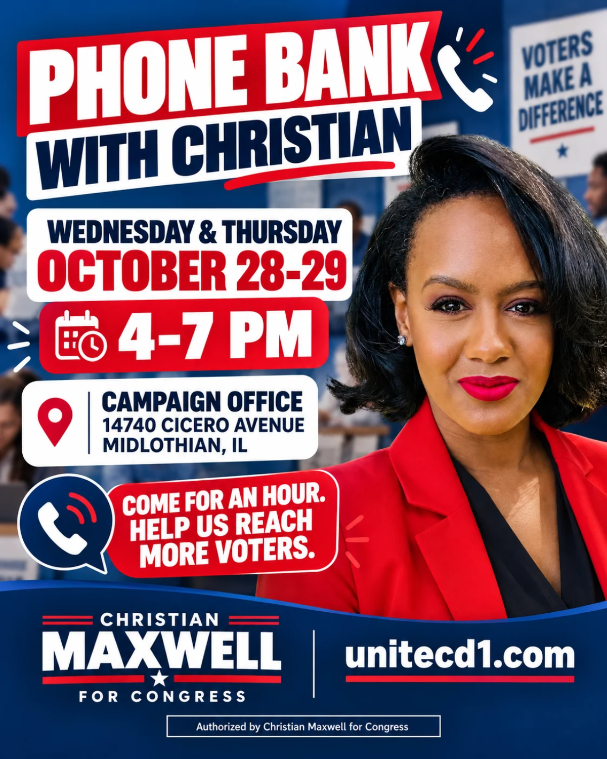 Phone Bank with Christian