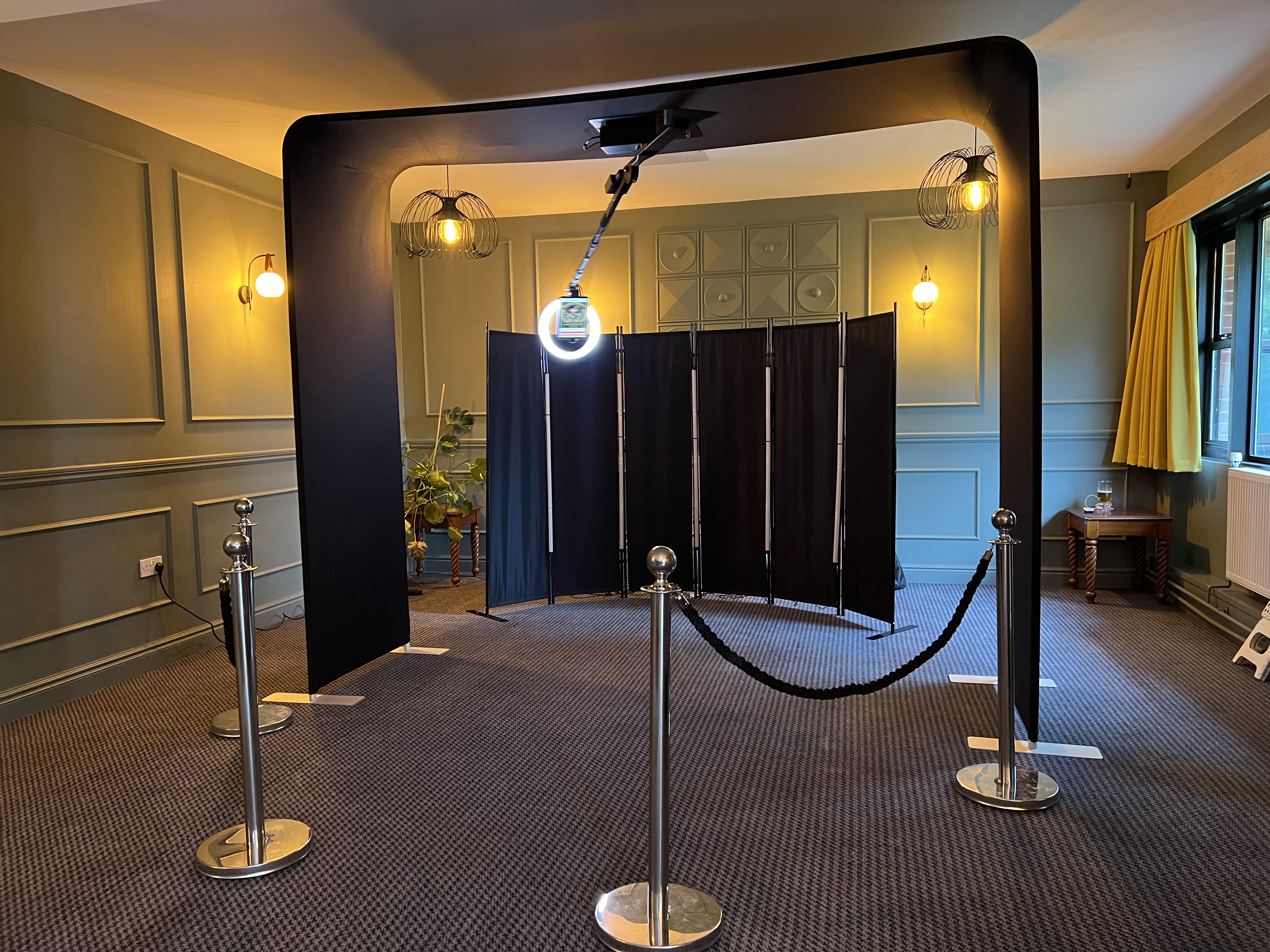 360° Overhead Photo Booth setup