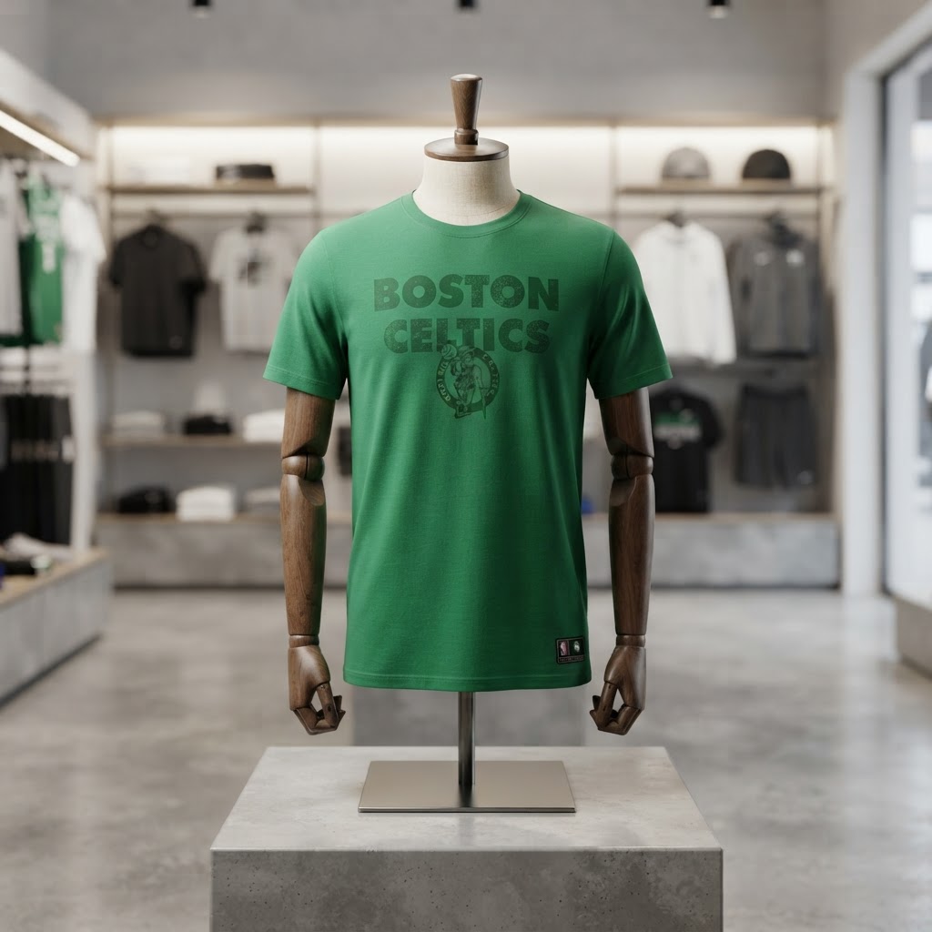 Camiseta Boston Celtics NBA Verde Clássica Original Mitchell & Ness — Mitchell & Ness — foto 2