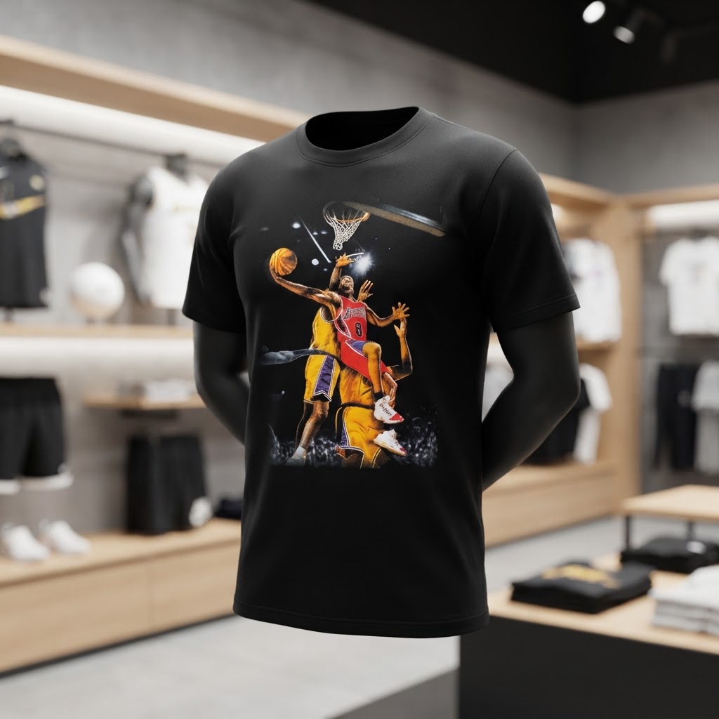 Camiseta Mitchell & Ness NBA Kobe Bryant Masculina Preta Edição Especial — Mitchell & Ness — foto 2