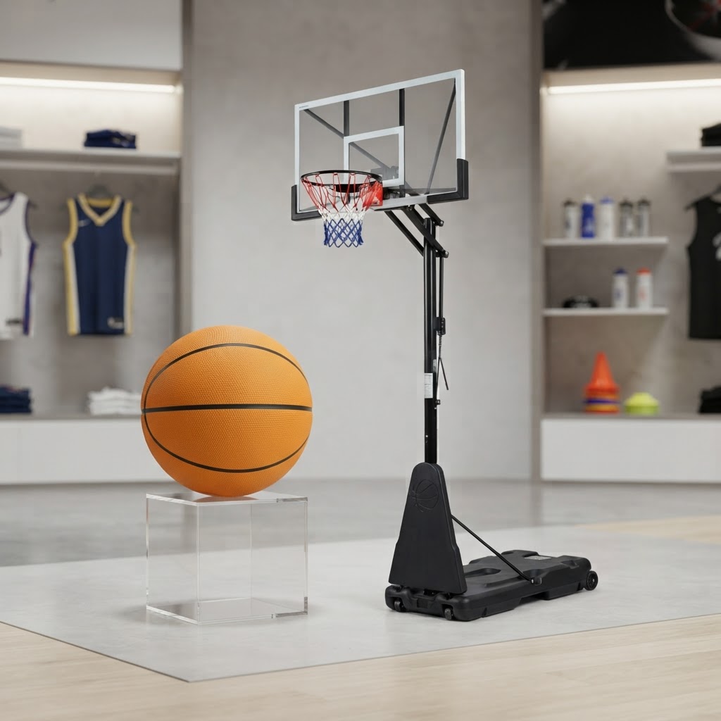 Kit Premium Basquete — Bola Wilson + Tabela Móvel MVP — Wilson — foto 10