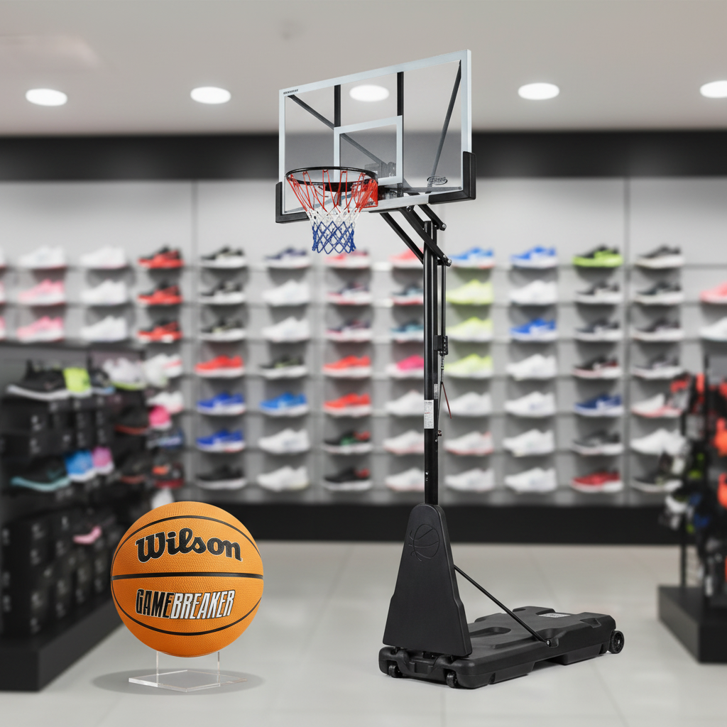 Kit Premium Basquete — Bola Wilson + Tabela Móvel MVP — Wilson — foto 7