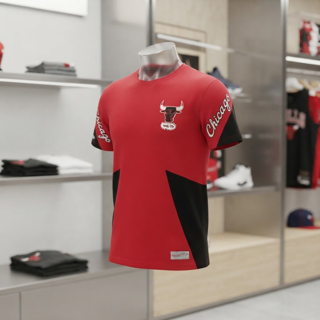 Camiseta Chicago Bulls Mitchell & Ness Masculina Vermelha Windy City — Mitchell & Ness — foto 2