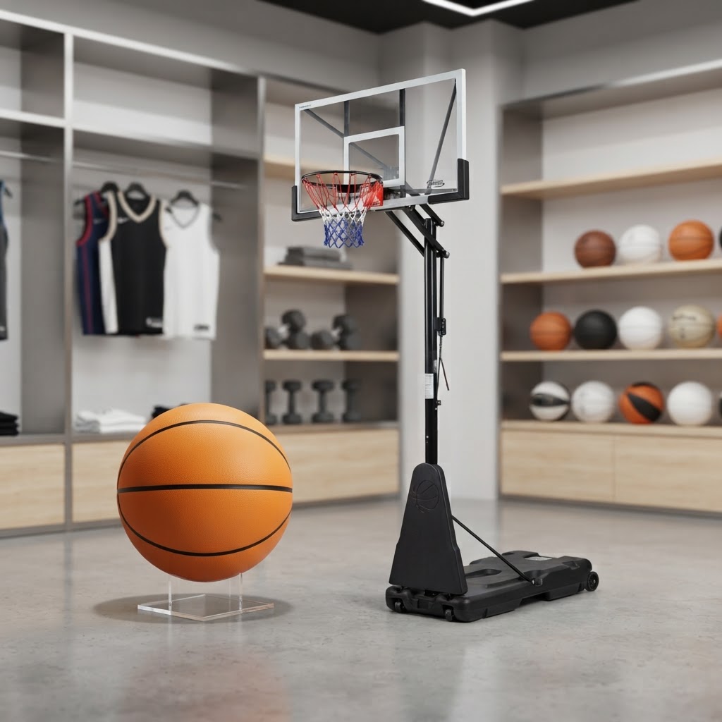Kit Premium Basquete — Bola Wilson + Tabela Móvel MVP — Wilson — foto 9