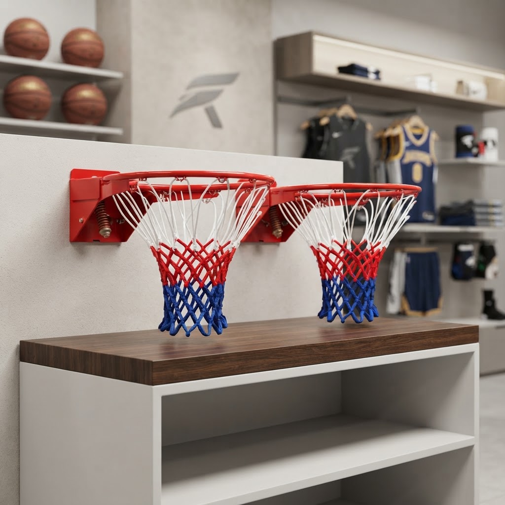 Aro de Basquete com Mola + Rede Oficial Americana (PAR) — JV Commerce — foto 7