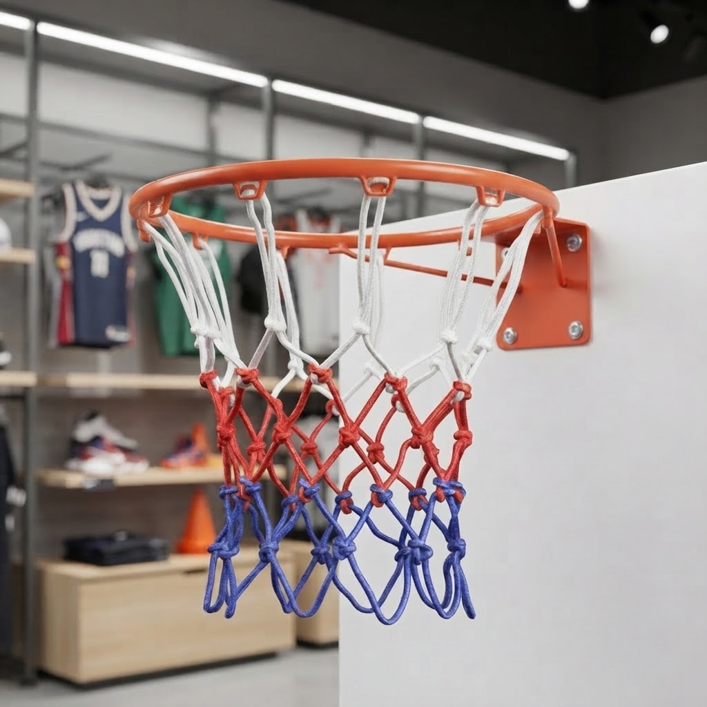 Aro de Basquete Oficial + Rede Americana (Unidade) — JV Commerce — foto 4
