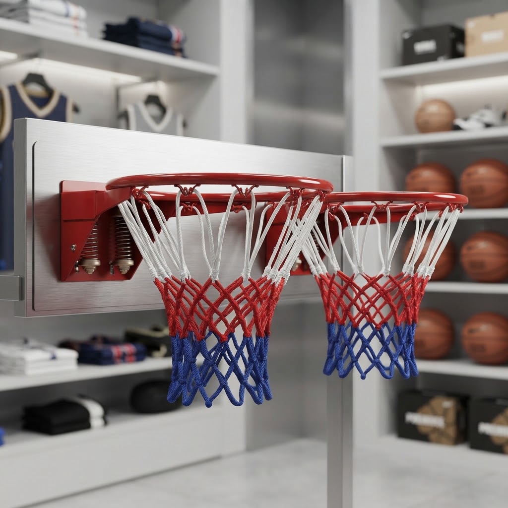 Aro de Basquete com Mola + Rede Oficial Americana (PAR) — JV Commerce — foto 6
