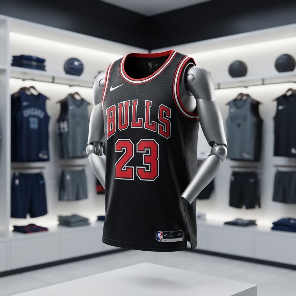 Camiseta Regata Chicago Bulls Michael Jordan 23 NBA Swingman Original — Mitchell & Ness — foto 2