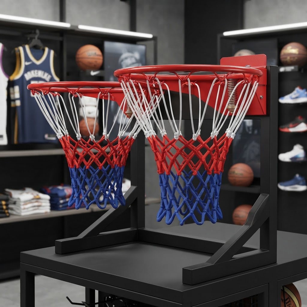 Aro de Basquete com Mola + Rede Oficial Americana (PAR) — JV Commerce — foto 8