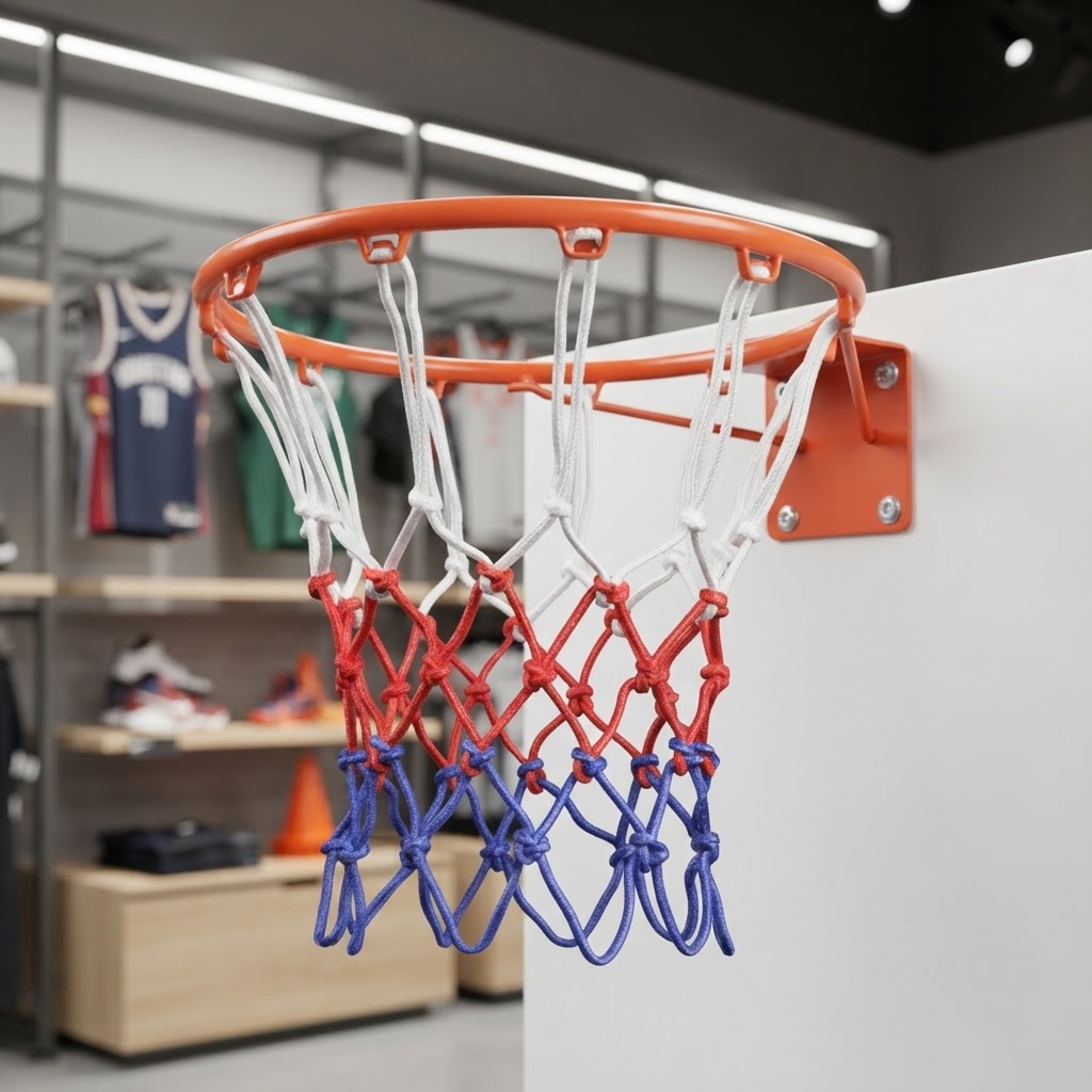 Aro de Basquete Oficial + Rede Americana (Unidade)
