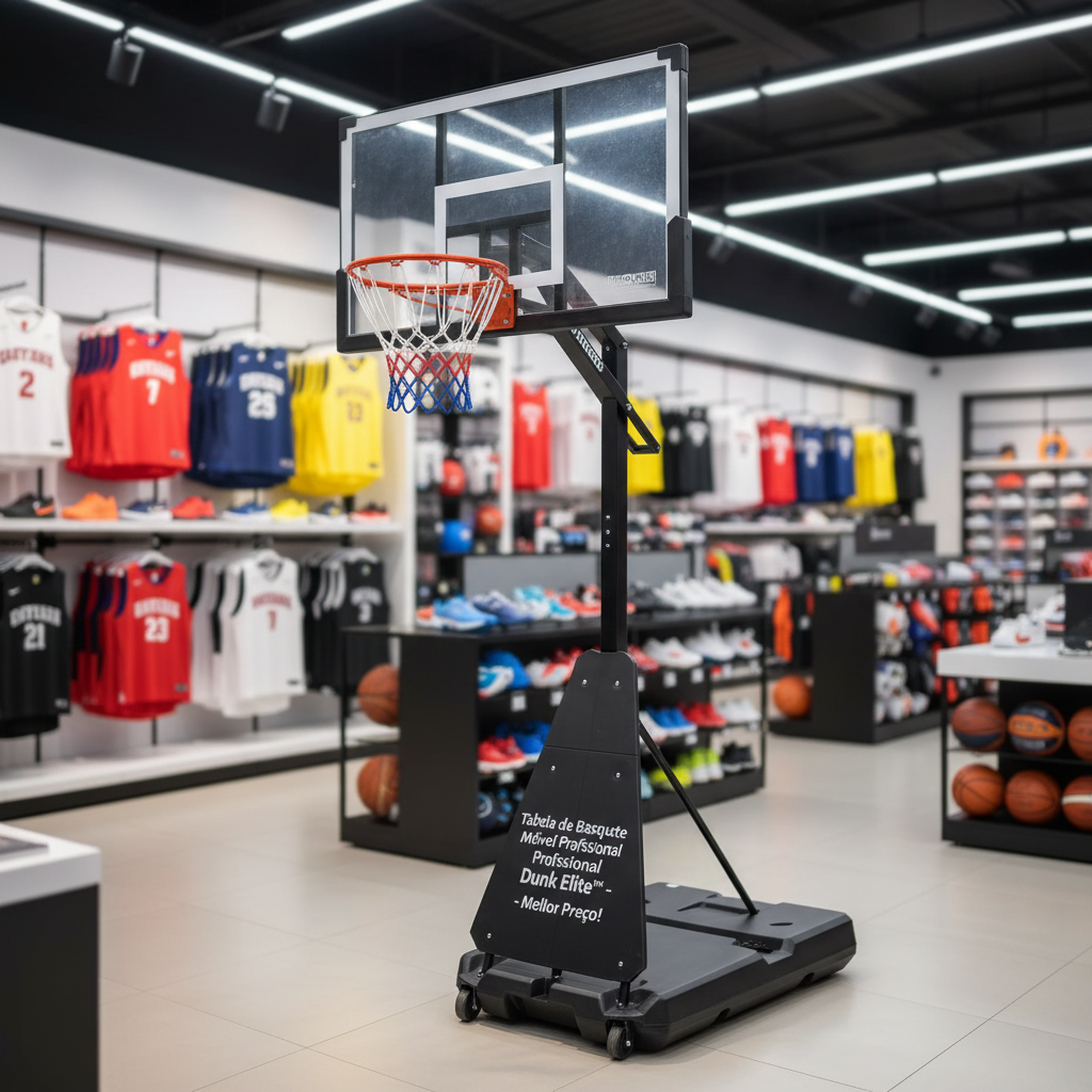 Tabela de Basquete Móvel Profissional Dunk Elite™ Easy-Lift™ 3,05m — Dunk Elite — foto 2