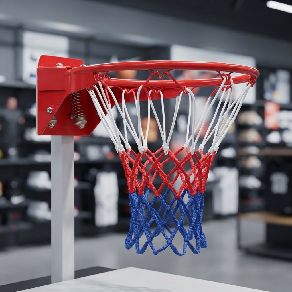 Aro de Basquete com Mola + Rede Oficial Americana (Unidade) — JV Commerce — foto 4