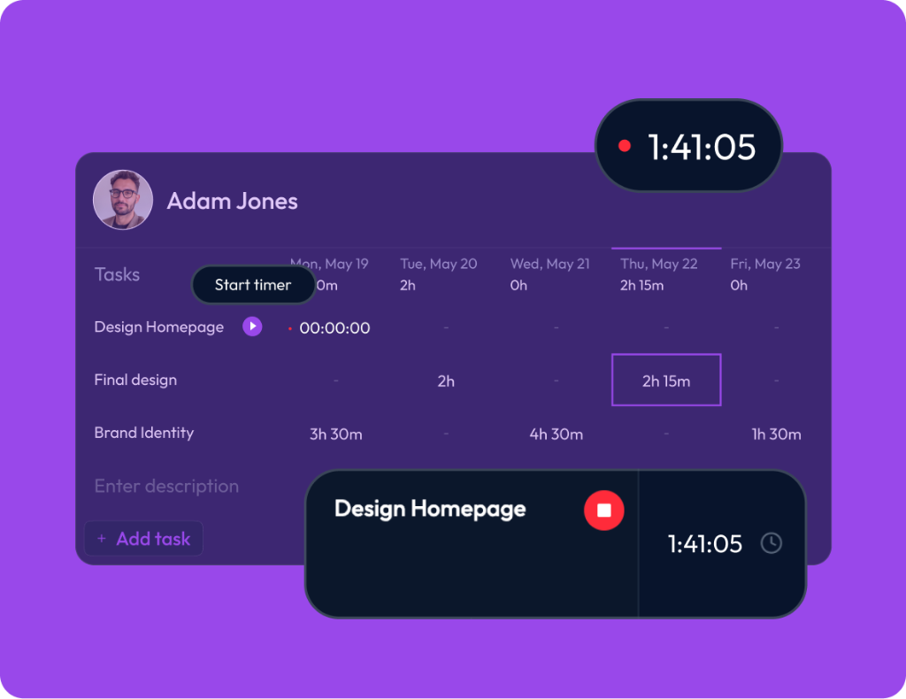 Time tracking