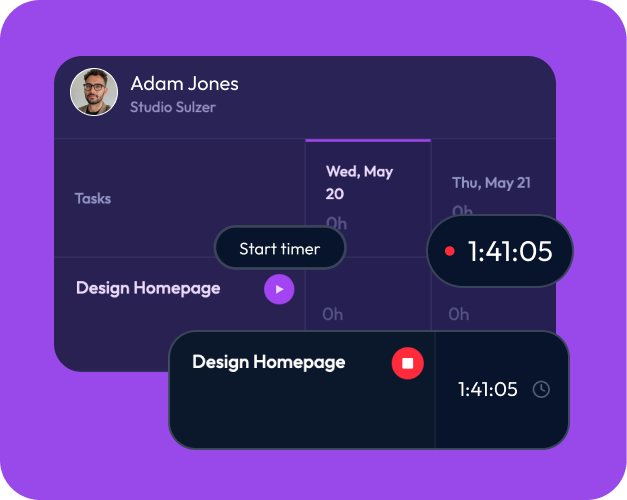 Simple time tracking