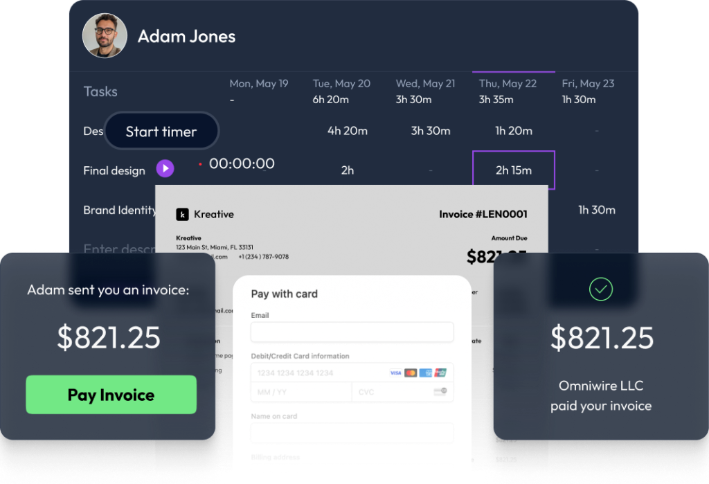 MoolaX freelancer dashboard