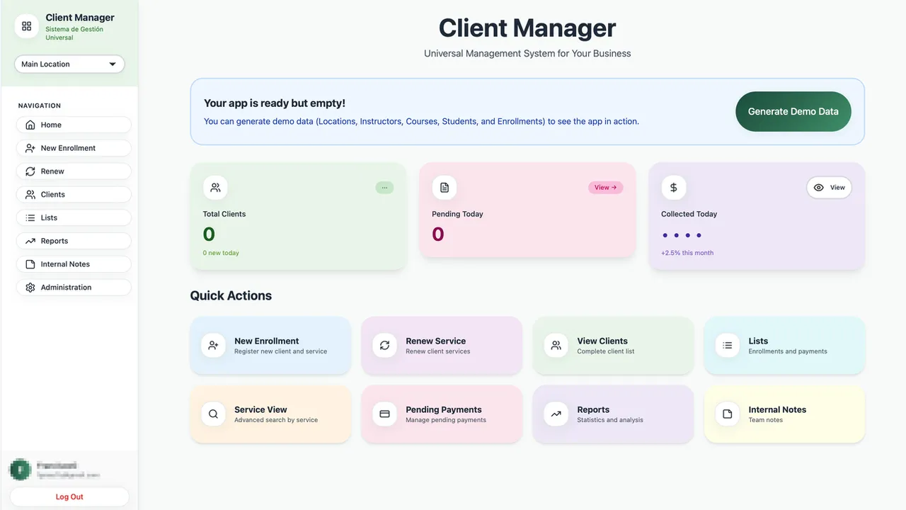 StudioHub template preview