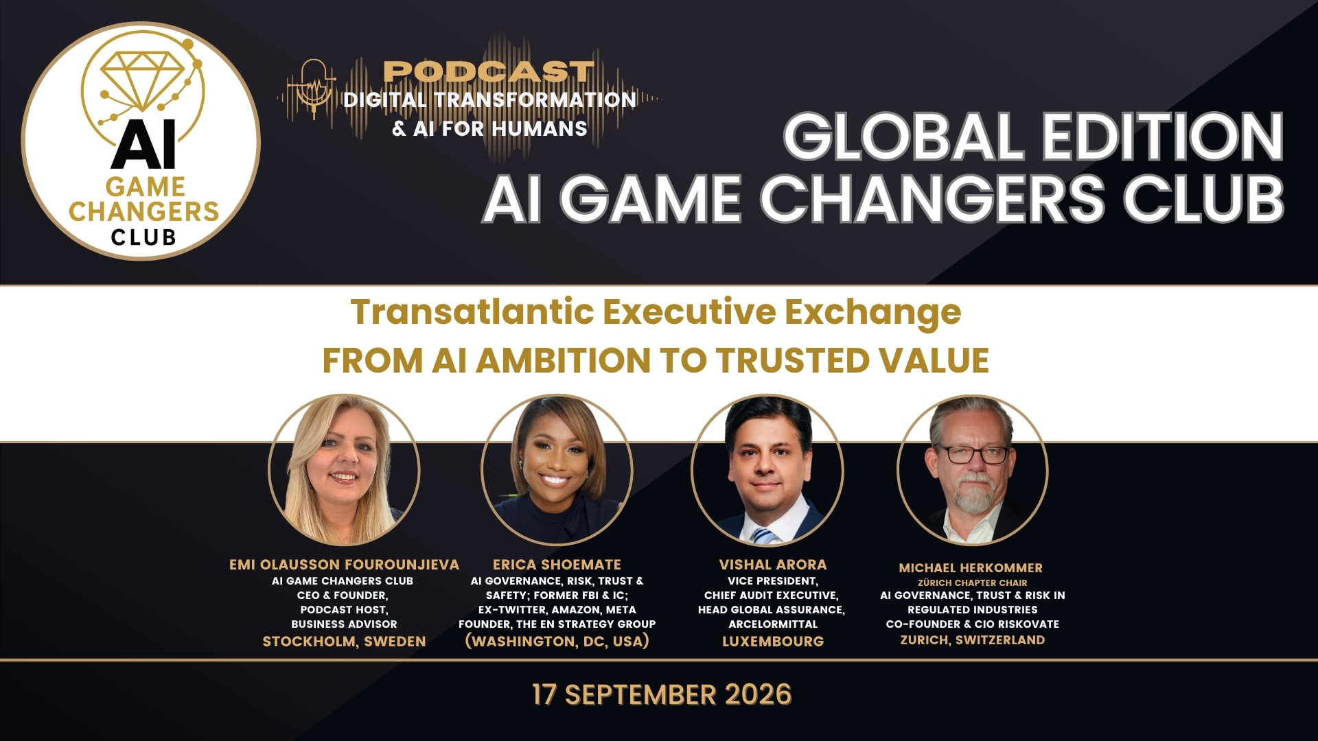 AI Game Changers Club global virtual event