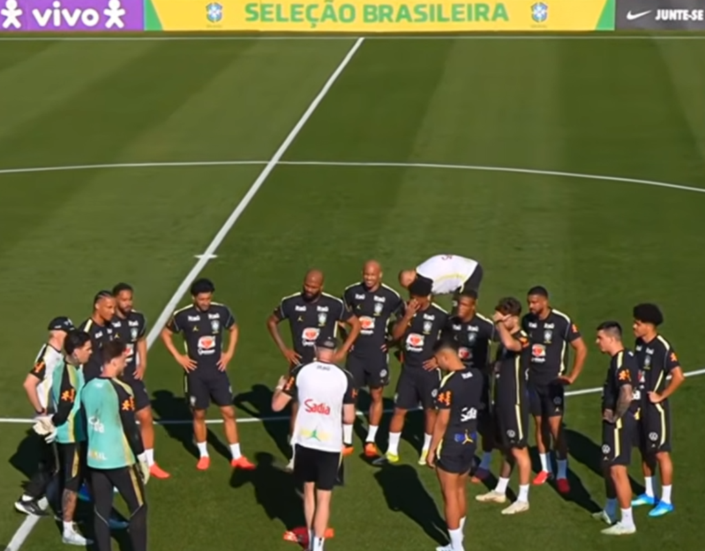 Preparativos da Seleção Brasileira Para Amistosos