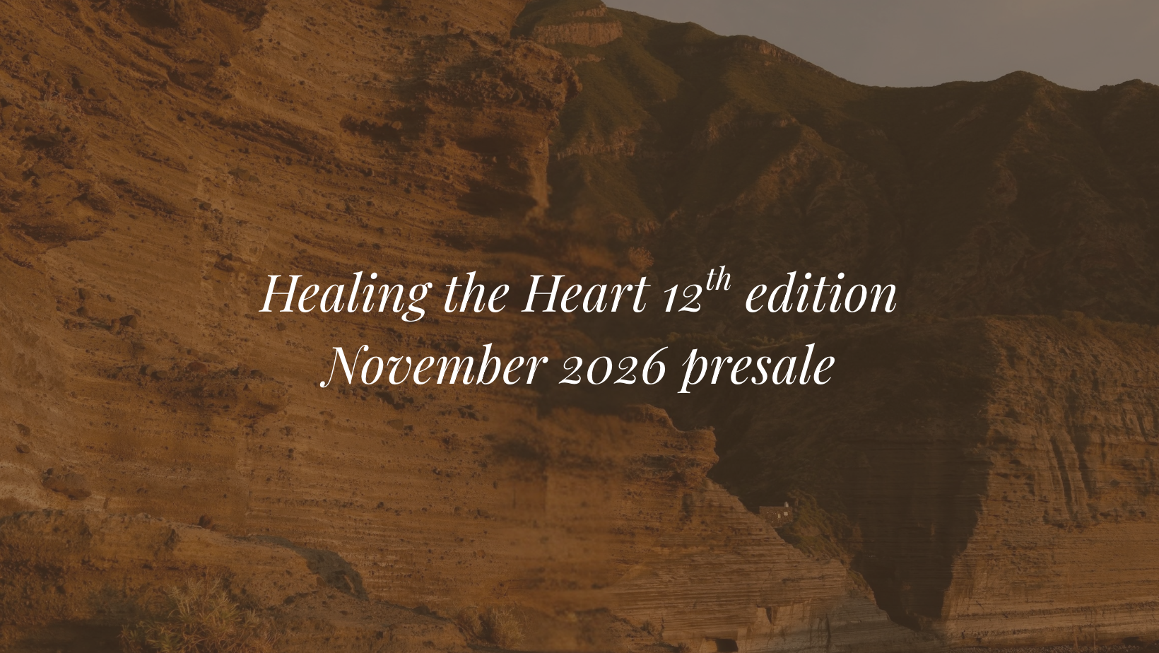 Healing the Heart 12th edition, November 2026 presale
