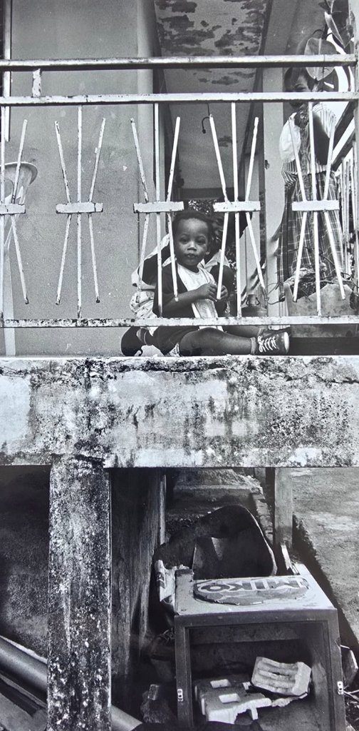 Scène de vie quotidienne, Texaco — Archives Stanley Sanford