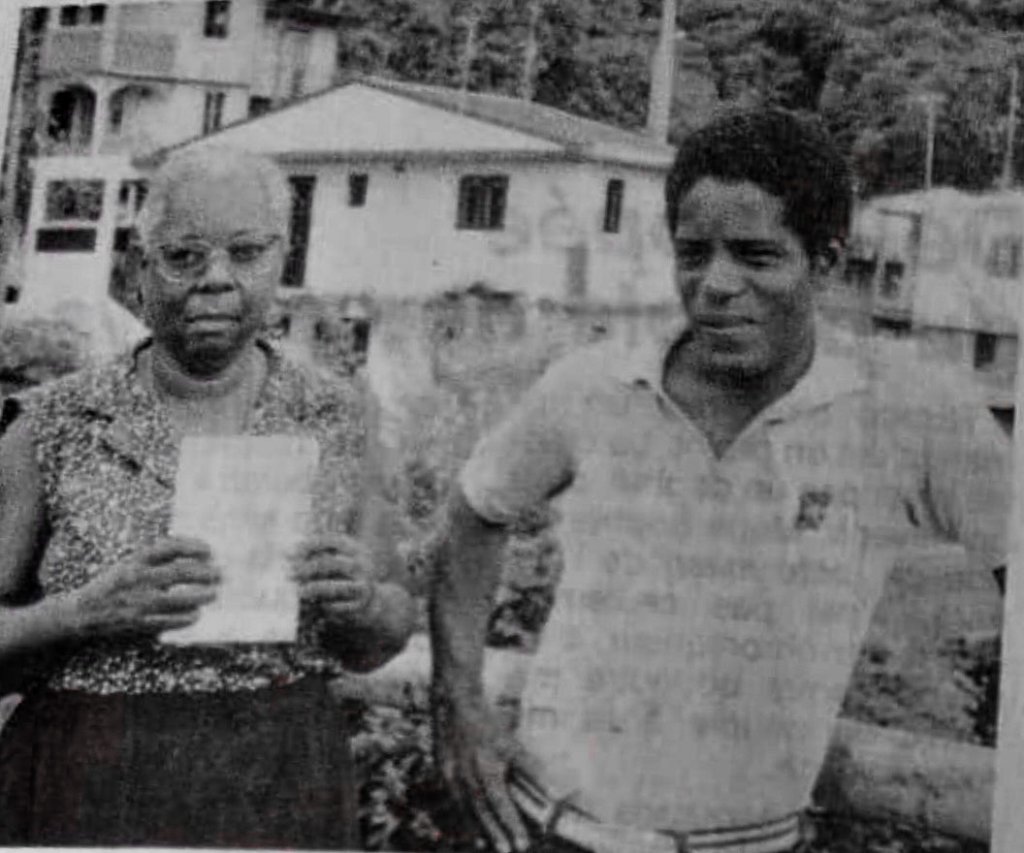 Man Sicot et Stanley Sanford — Archives Stanley Sanford