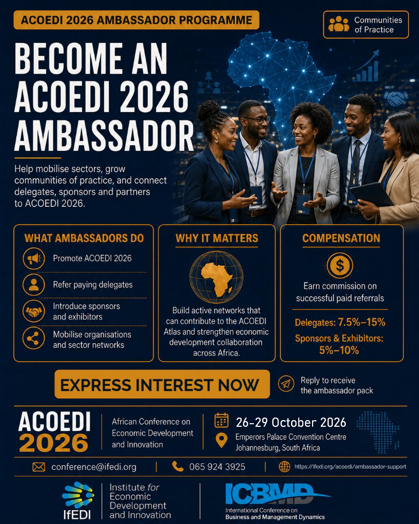 ACOEDI 2026 Ambassador Programme Poster