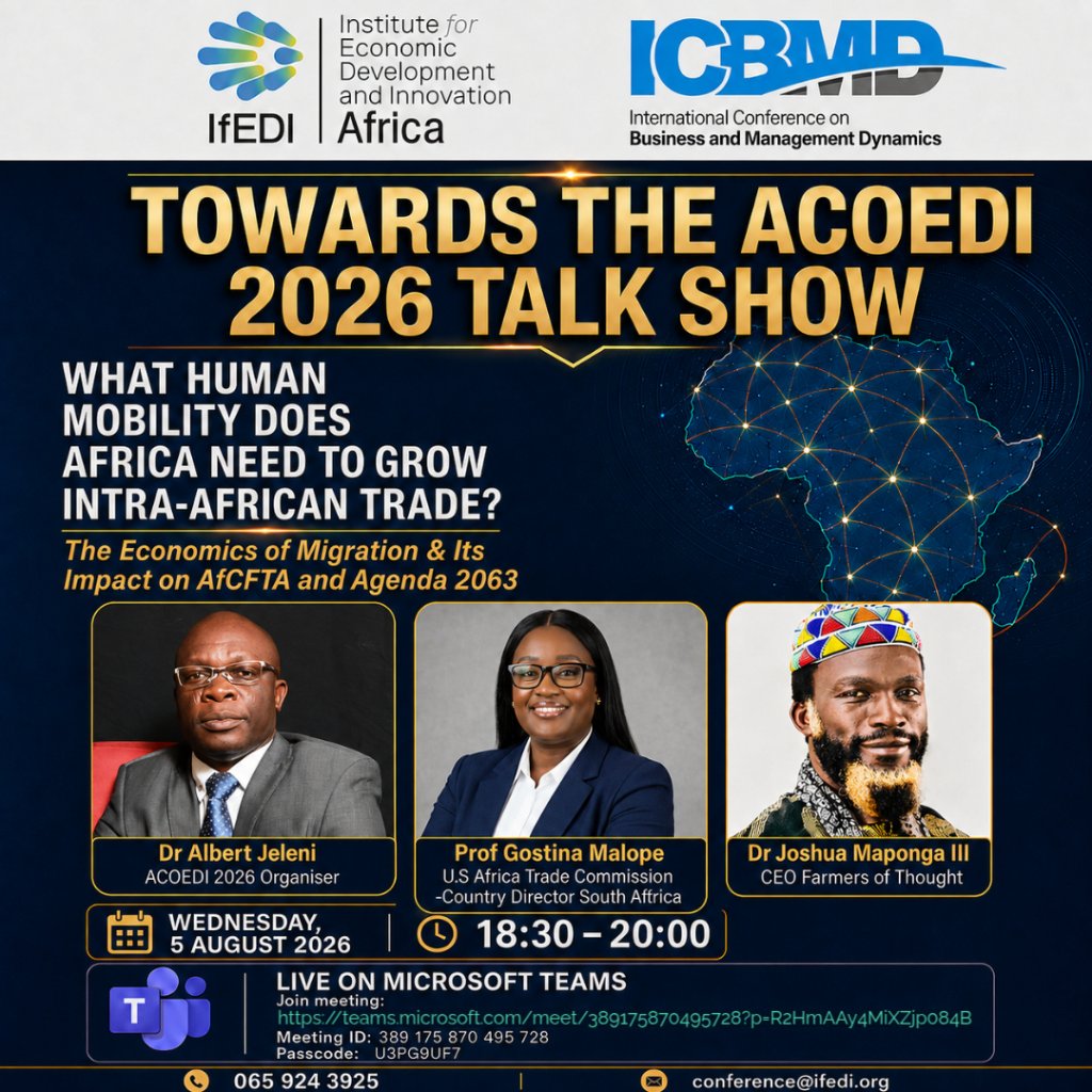 Towards ACOEDI 2026 Talk Show Opens with Dialogue on Human Mobility, Trade and Africa's Economic Future