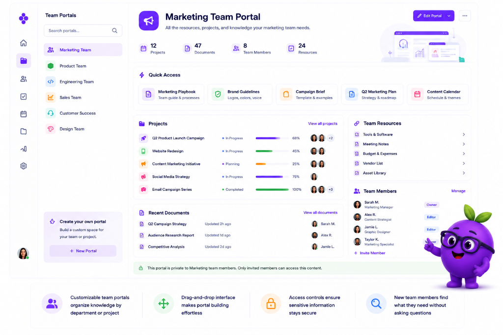 Client & Team Portals