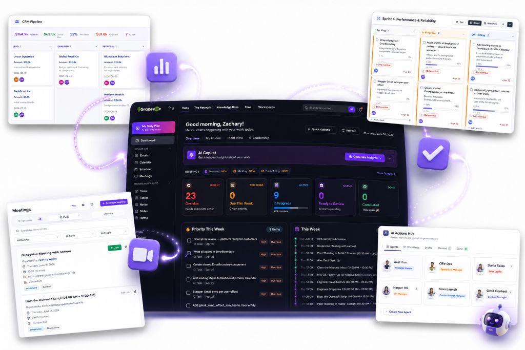 Grapevine Platform Dashboard