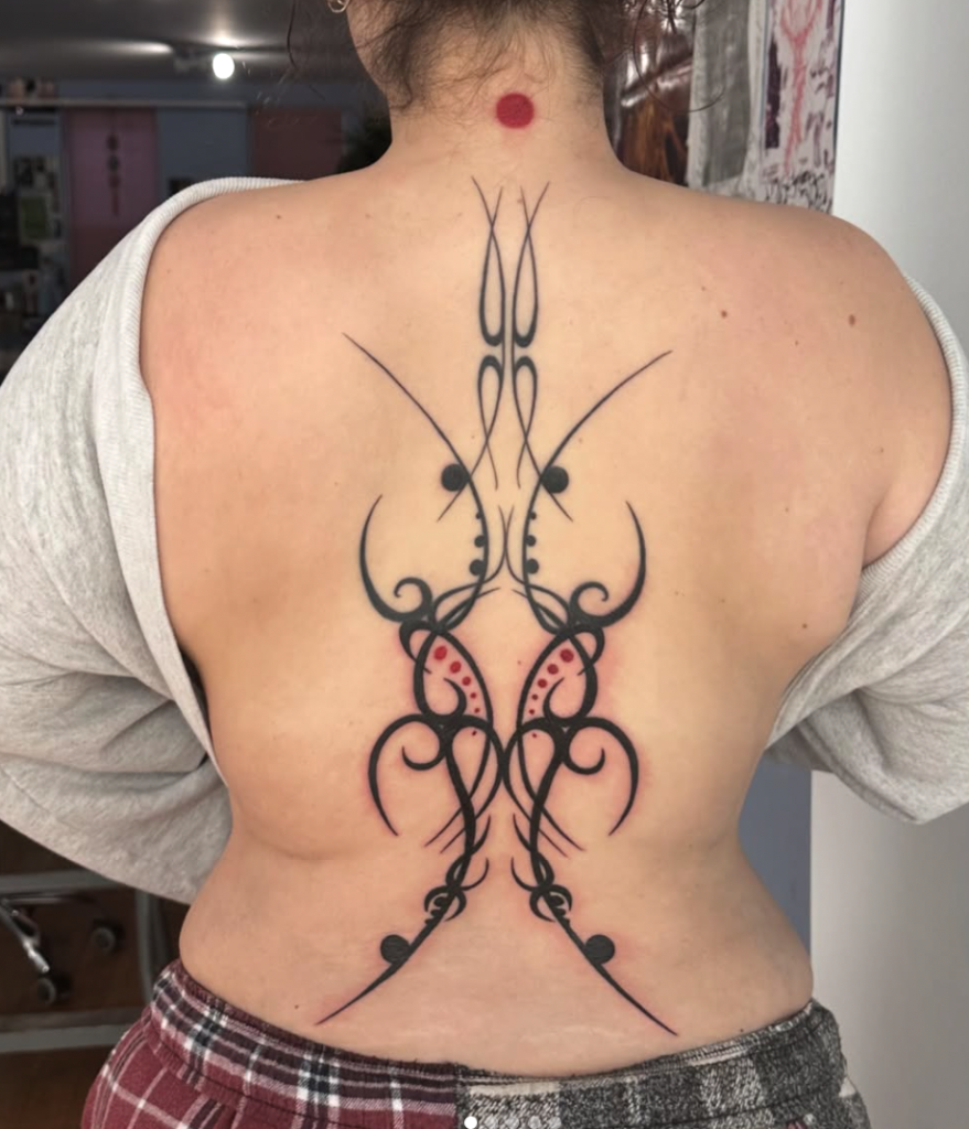 fine line tattoo by Gold Thiefff at The Sunroom LA, Santa Monica CA