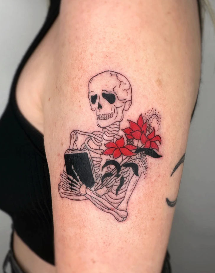 fine line tattoo by Arabella Vida at The Sunroom LA, Santa Monica CA
