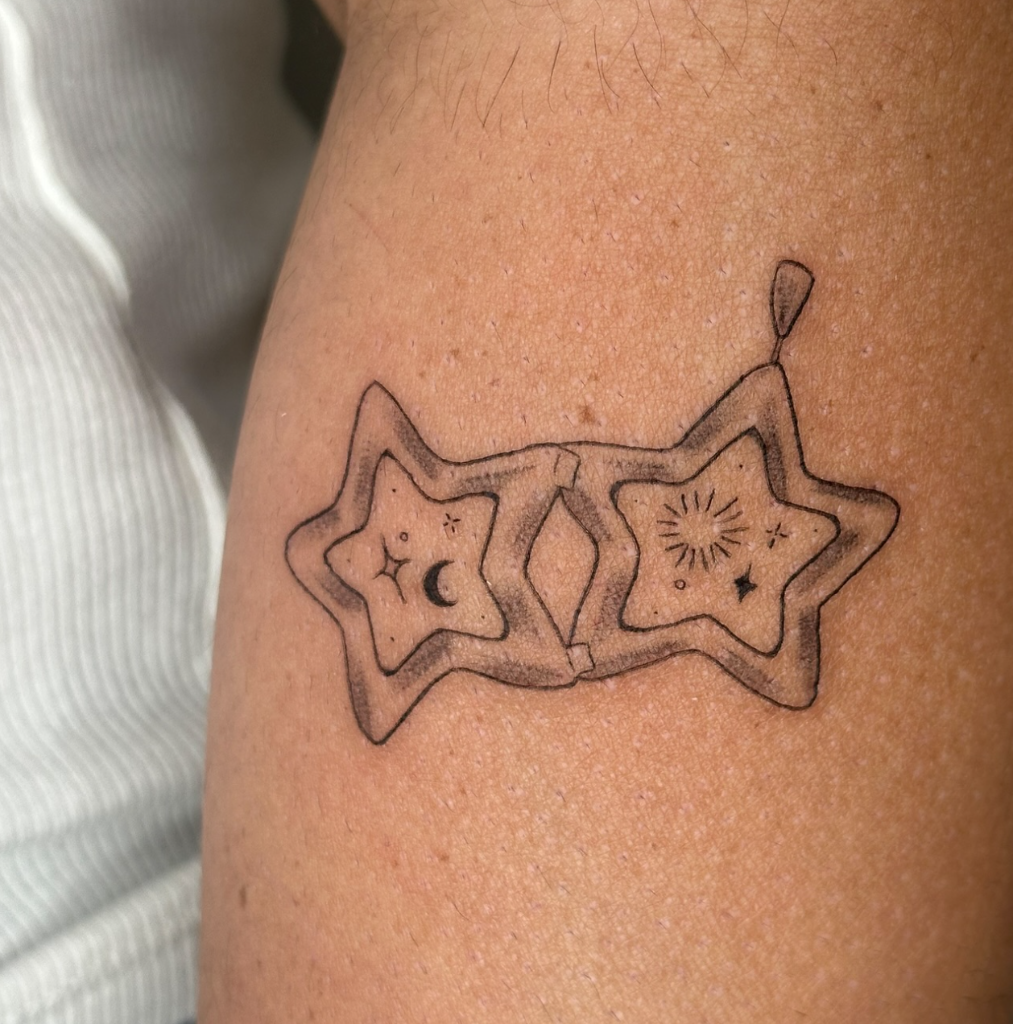 fine line tattoo by pokingyou.softly at The Sunroom LA, Santa Monica CA