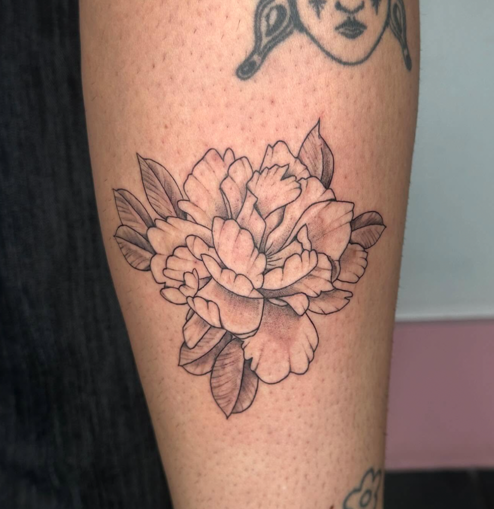 fine line tattoo by pokingyou.softly at The Sunroom LA, Santa Monica CA