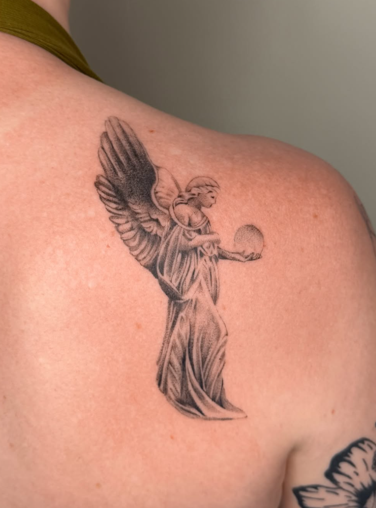 fine line tattoo by pokingyou.softly at The Sunroom LA, Santa Monica CA