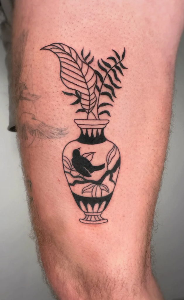 fine line tattoo by Arabella Vida at The Sunroom LA, Santa Monica CA