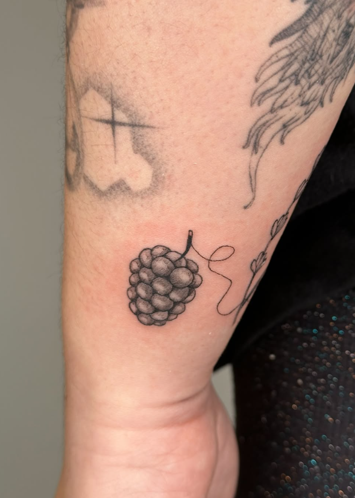 fine line tattoo by pokingyou.softly at The Sunroom LA, Santa Monica CA