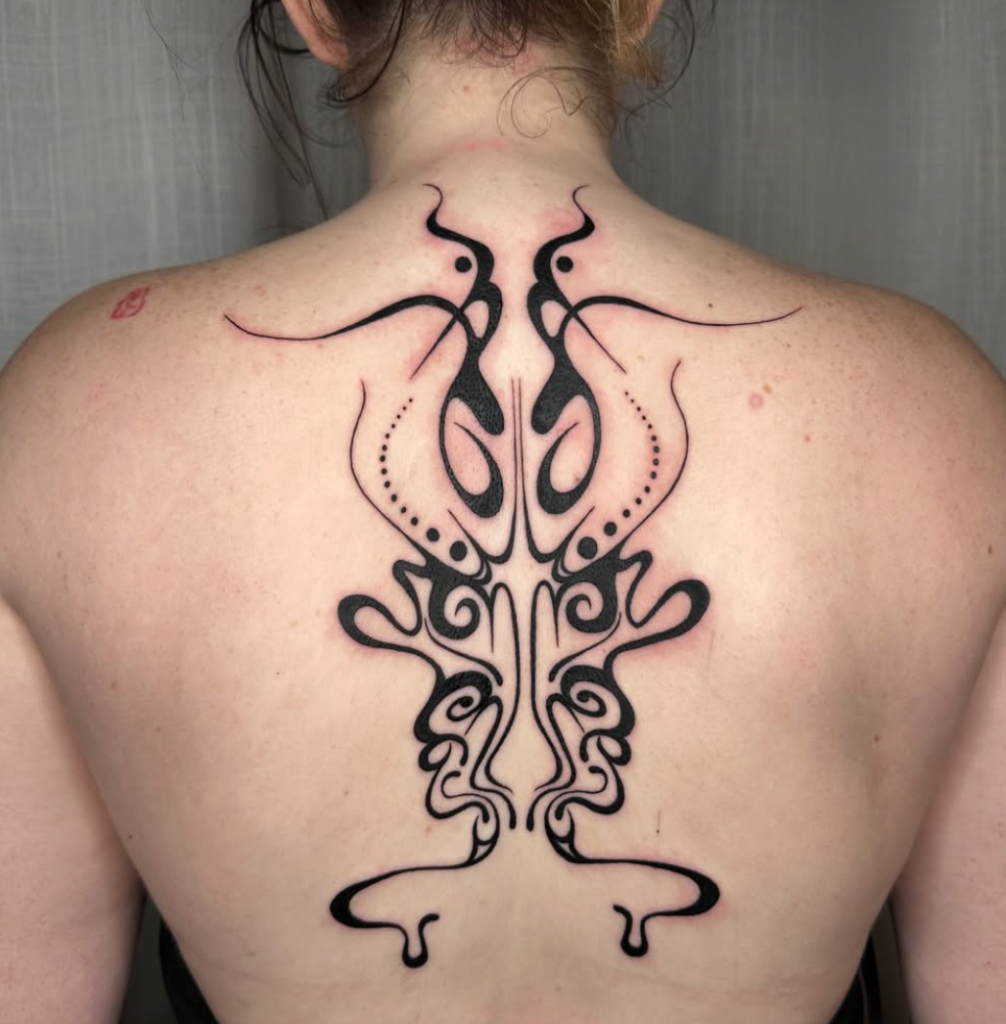 fine line tattoo by Gold Thiefff at The Sunroom LA, Santa Monica CA