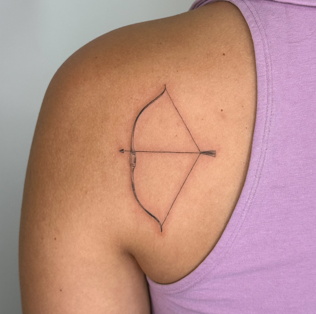 fine line tattoo by pokingyou.softly at The Sunroom LA, Santa Monica CA
