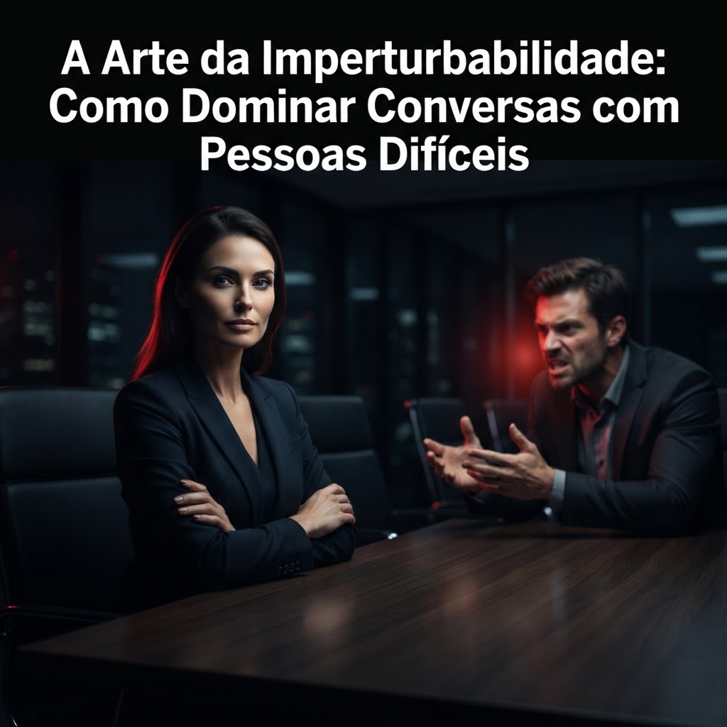 A Arte da Imperturbabilidade: Como Dominar Conversas com Pessoas Difíceis